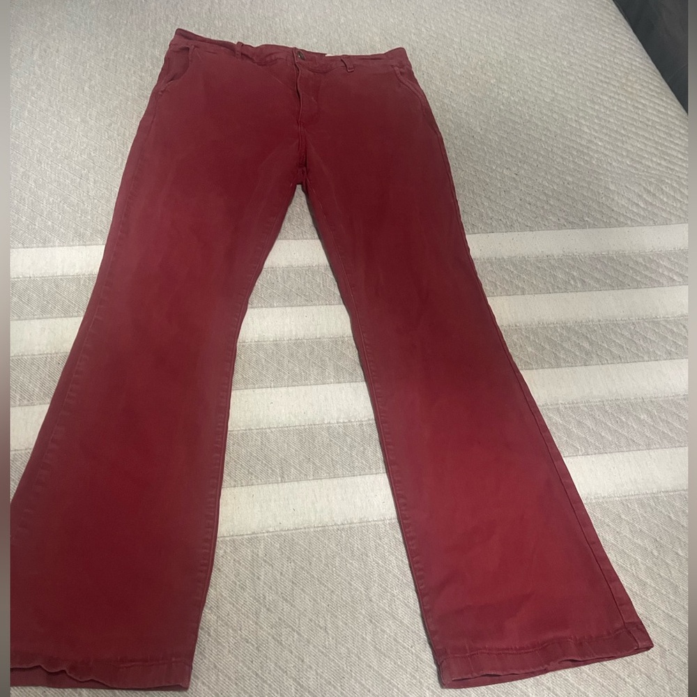 Cosmic Blue Love Size 32 Red Jeans